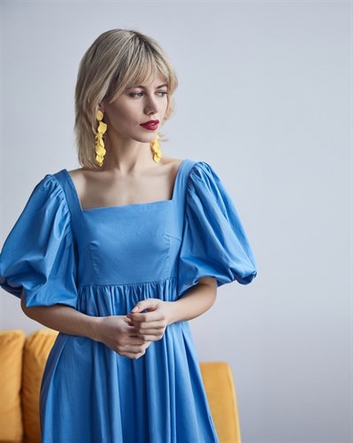 Платье "Romana" blue - фото 8506
